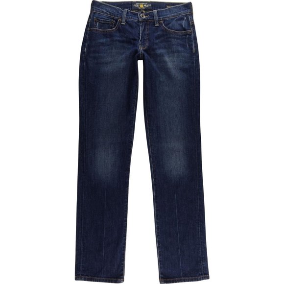 Lucky Brand Easy Rider Straight Leg Jeans Women's 2 26 Stretch Low Rise C861 - Picture 1 of 8